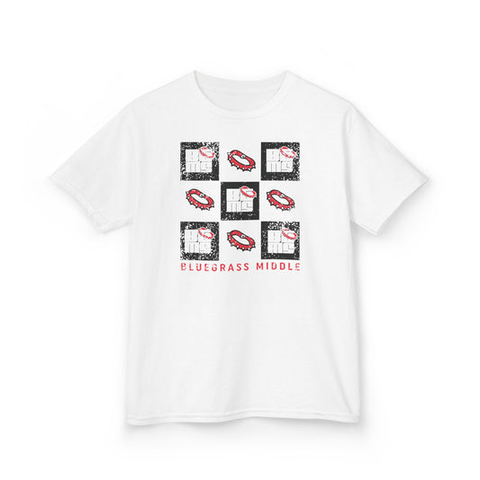 BGMS Spirit Grid | Spirit Wear Gildan 5000B (Youth Tee) | Bulldogs School Apparel | Hardin County, Kentucky