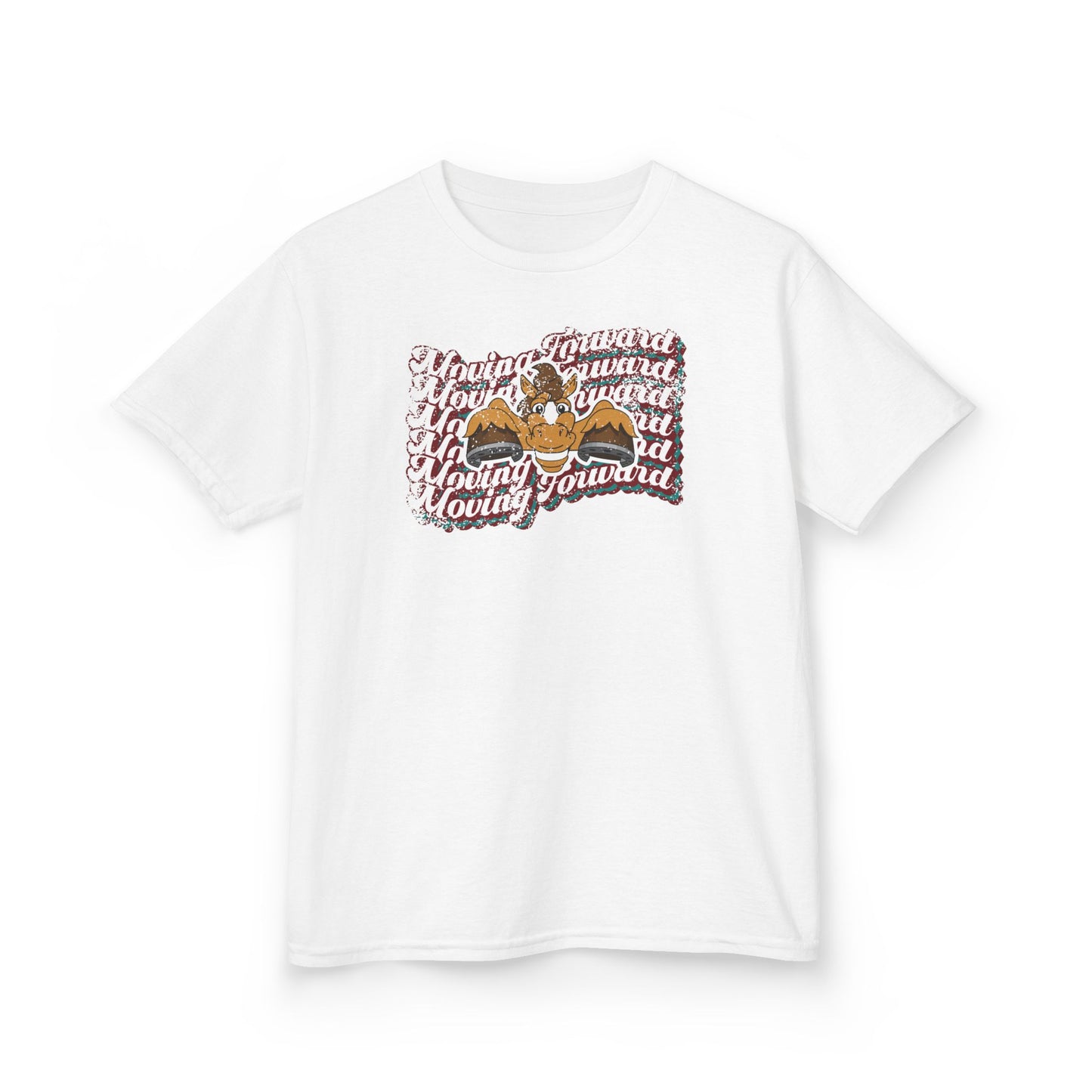 BCPS.BES.MovingForward | Spirit Wear Gildan 5000B (Youth Tee) | Bullitt Co Bronco School Apparel | Bullitt County, Kentucky