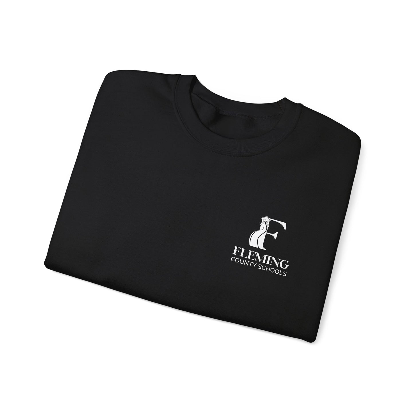 Fleming County Schools - Pocket Logo - Unisex Crewneck Sweatshirt