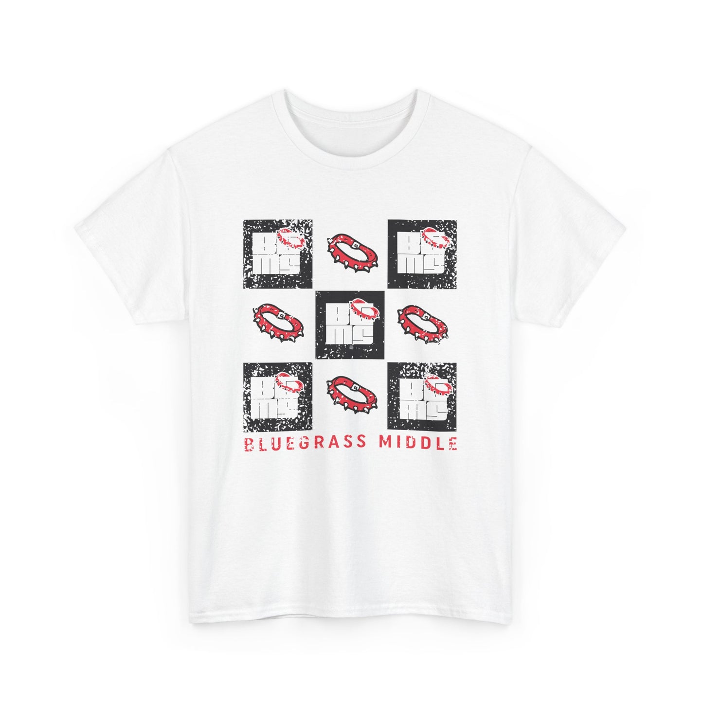 BGMS Spirit Grid | Spirit Wear Gildan 5000 Tee | Bulldogs School Apparel | Hardin County, Kentucky