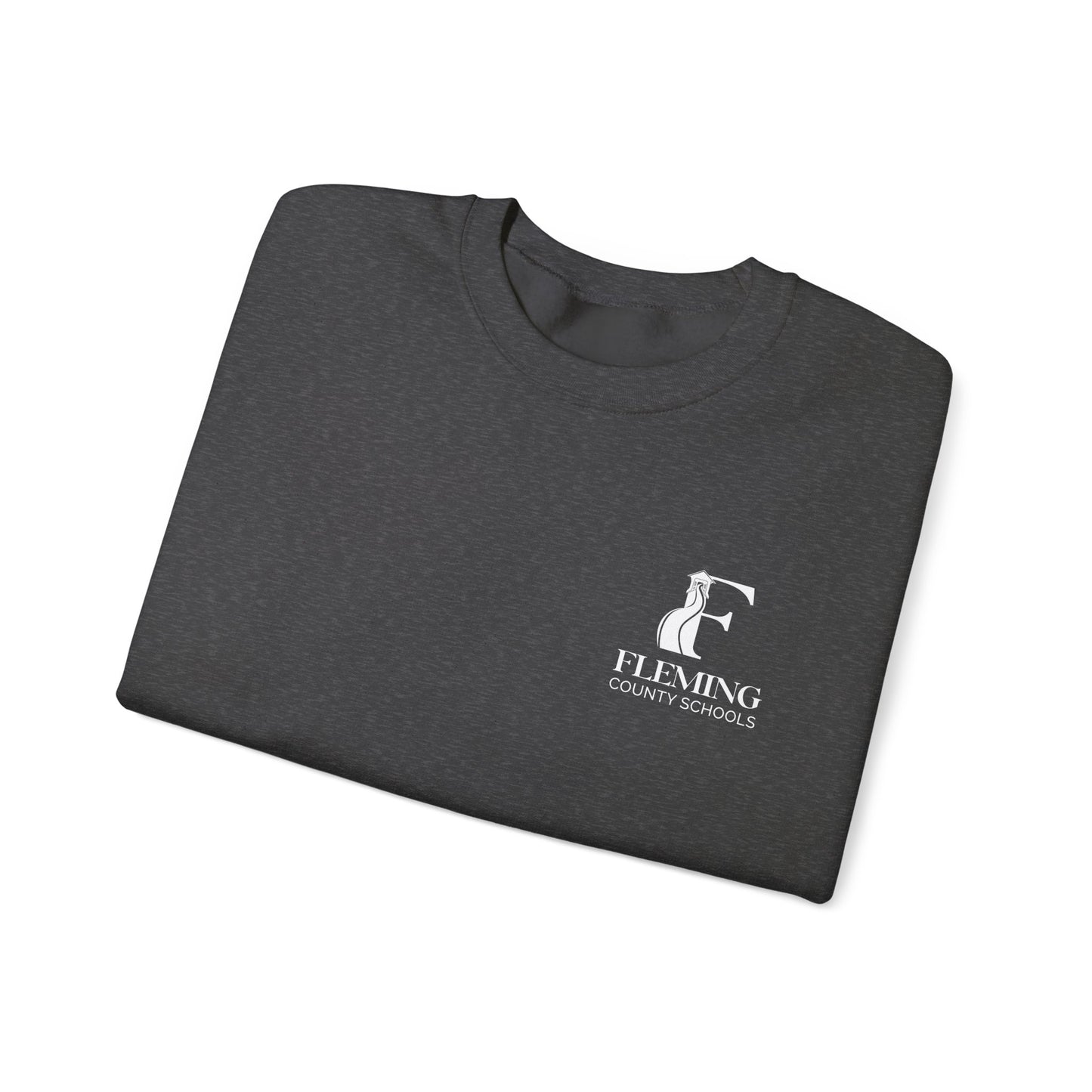 Fleming County Schools - Pocket Logo - Unisex Crewneck Sweatshirt