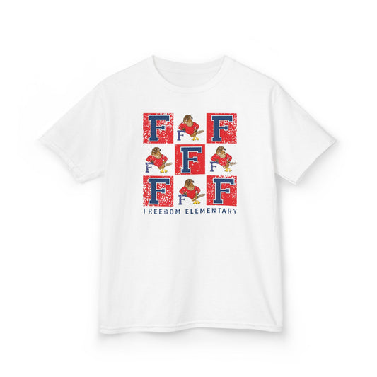 BCPS.FES Spirit Grid | Spirit Wear Gildan 5000B (Youth Tee) | Bullitt Co Falcons School Apparel | Bullitt County, Kentucky
