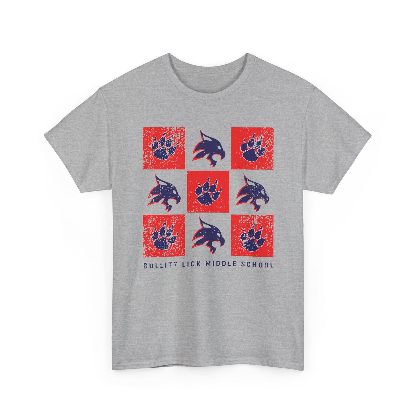 BCPS.BLMS Spirit Grid | Spirit Wear Gildan 5000 Tee | Bullitt Co Bobcats School Apparel | Bullitt County, Kentucky