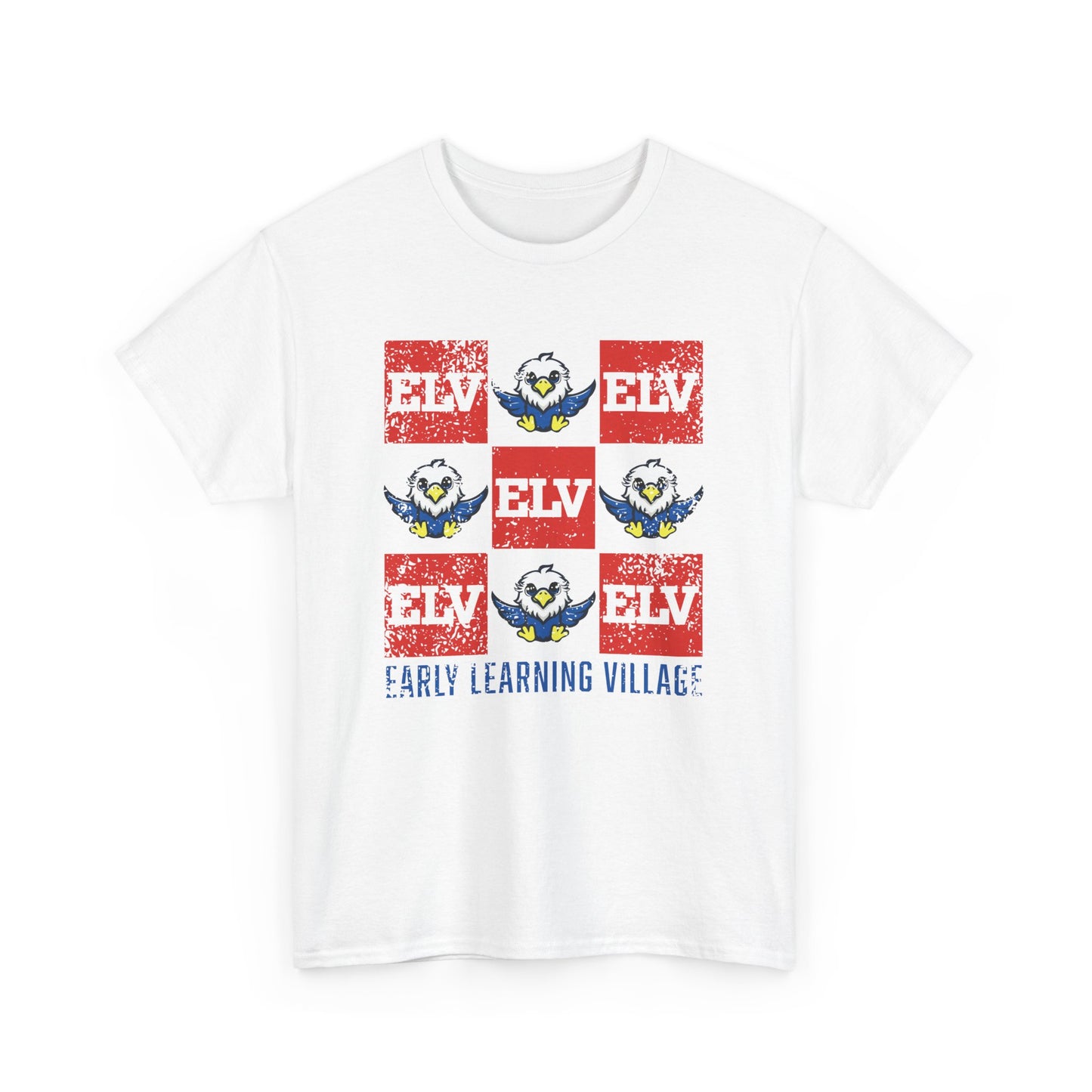 FCS.ELV Spirit Grid | Spirit Wear Gildan 5000 Tee | Franklin Co Eagles School Apparel | Franklin County, Kentucky