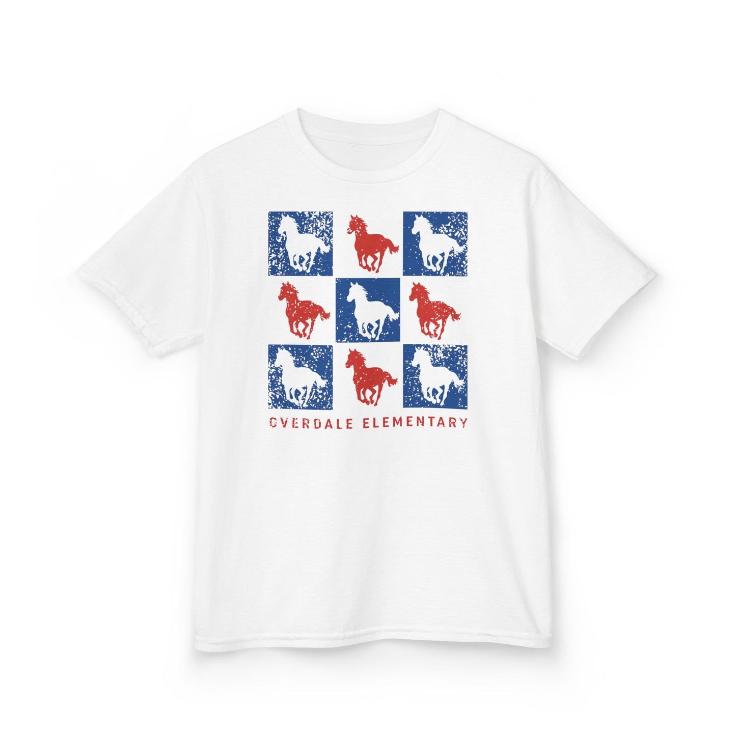 BCPS.OES Spirit Grid | Spirit Wear Gildan 5000B (Youth Tee) | Bullitt Co Mustangs School Apparel | Bullitt County, Kentucky