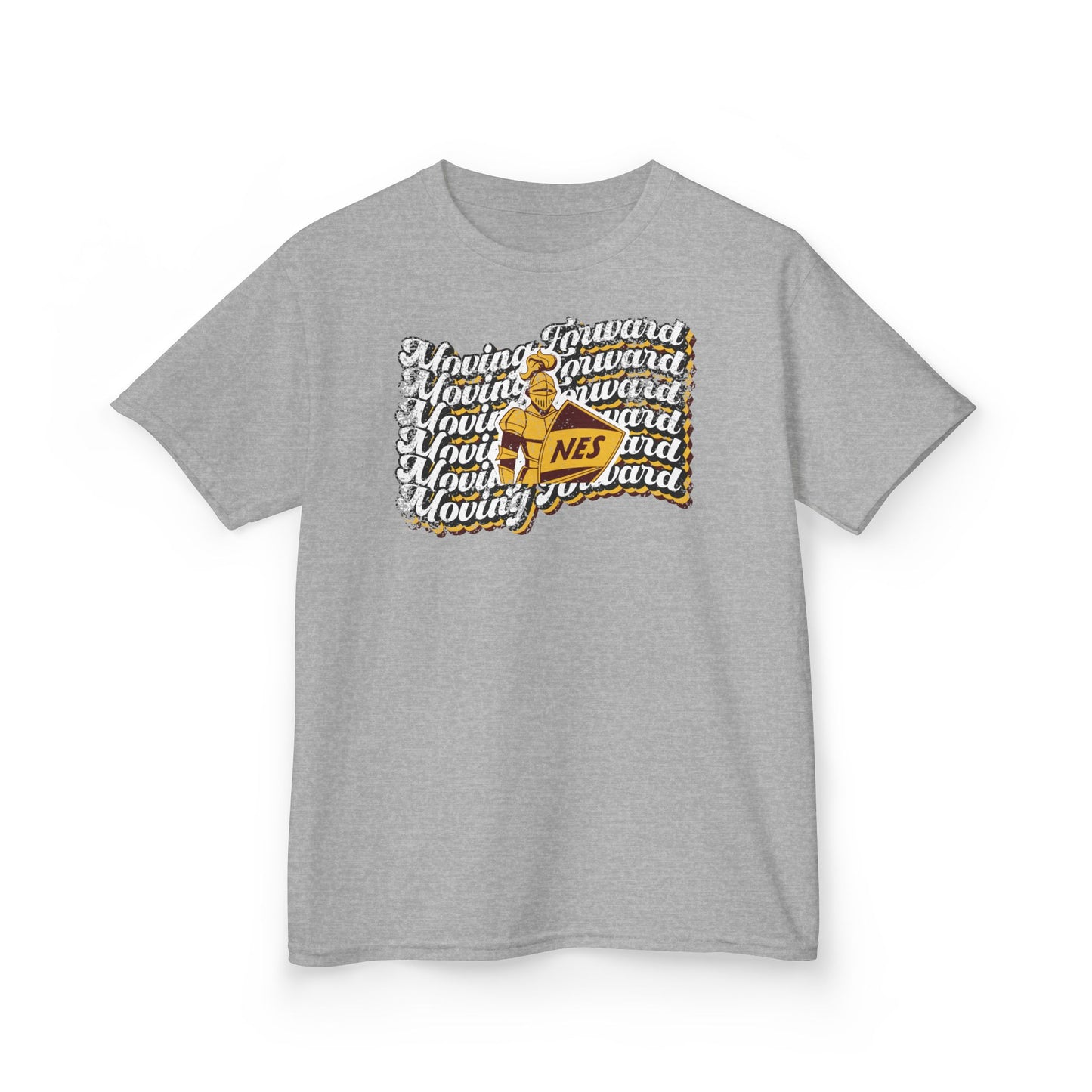 BCPS.NES.MovingForward | Spirit Wear Gildan 5000B (Youth Tee) | Bullitt Co Knights School Apparel | Bullitt County, Kentucky