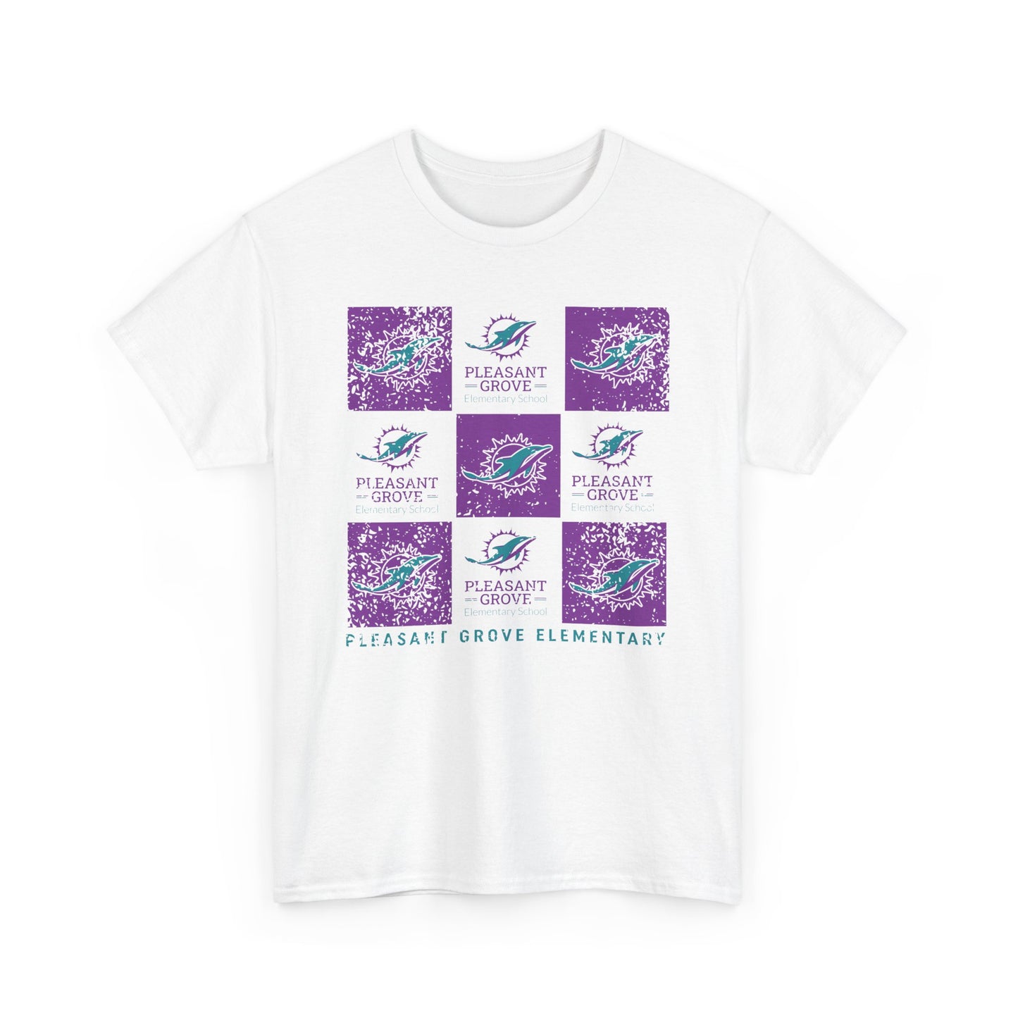 BCPS.PGES Spirit Grid | Spirit Wear Gildan 5000 Tee | Bullitt Co Dolphins School Apparel | Bullitt County, Kentucky