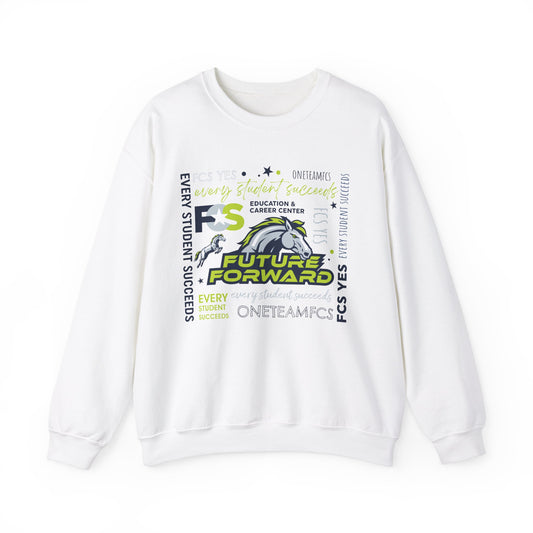 FCS Yes! Future Forward | Spirit Wear | School Pride Gildan 18000 Crewneck Sweatshirt | Frankfort, KY School Apparel