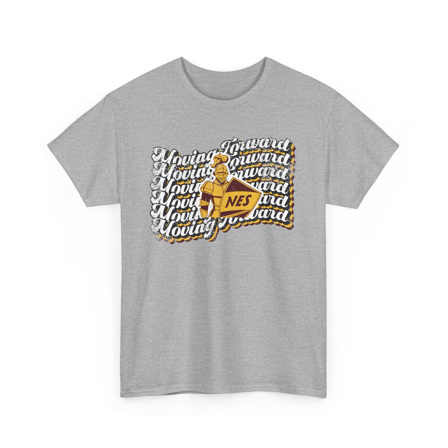 BCPS.NES.MovingForward | Spirit Wear Gildan 5000 Tee | Bullitt Co Knights School Apparel | Bullitt County, Kentucky