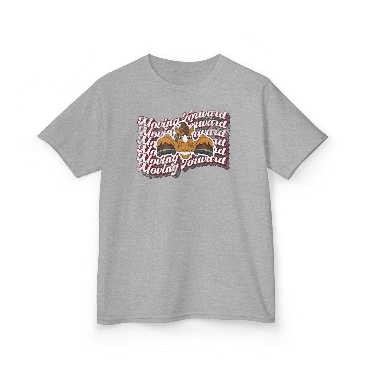BCPS.BES.MovingForward | Spirit Wear Gildan 5000B (Youth Tee) | Bullitt Co Bronco School Apparel | Bullitt County, Kentucky