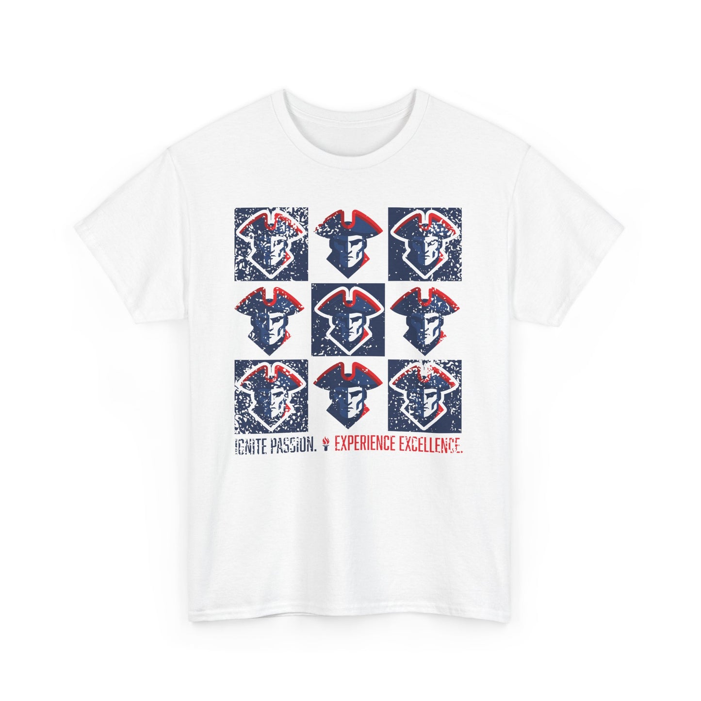 OCS.IgnitePassion.EOMS | Spirit Wear | School Pride Gildan 5000 Tee | Oldham Co Patriots School Apparel | Oldham County, Kentucky