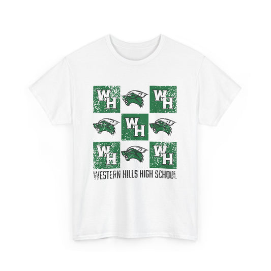 FCS.WHHS Spirit Grid | Spirit Wear Gildan 5000 Tee | Franklin Co Wolverine School Apparel | Franklin County, Kentucky