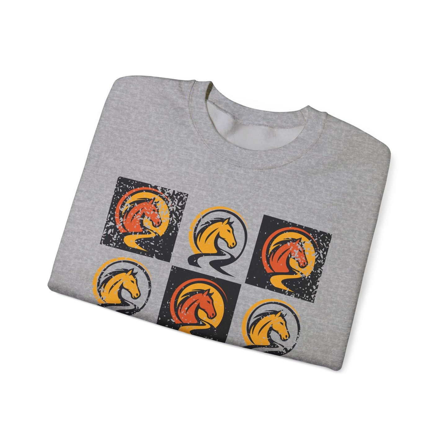 BCPS.CES Spirit Grid Gildan 18000 Crewneck Sweatshirt