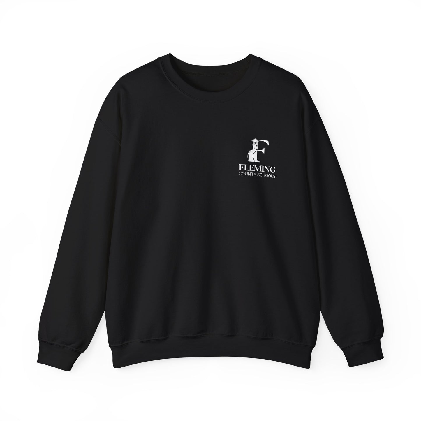 Fleming County Schools - Pocket Logo - Unisex Crewneck Sweatshirt