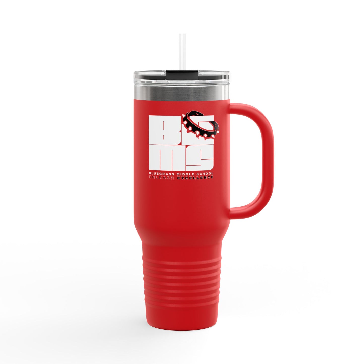 BGMS Unleashed | Bluegrass Middle School 40oz Polar Camel Mug | School Spirit Drinkware | Insulated Tumbler | Elizabethtown Radcliff KY