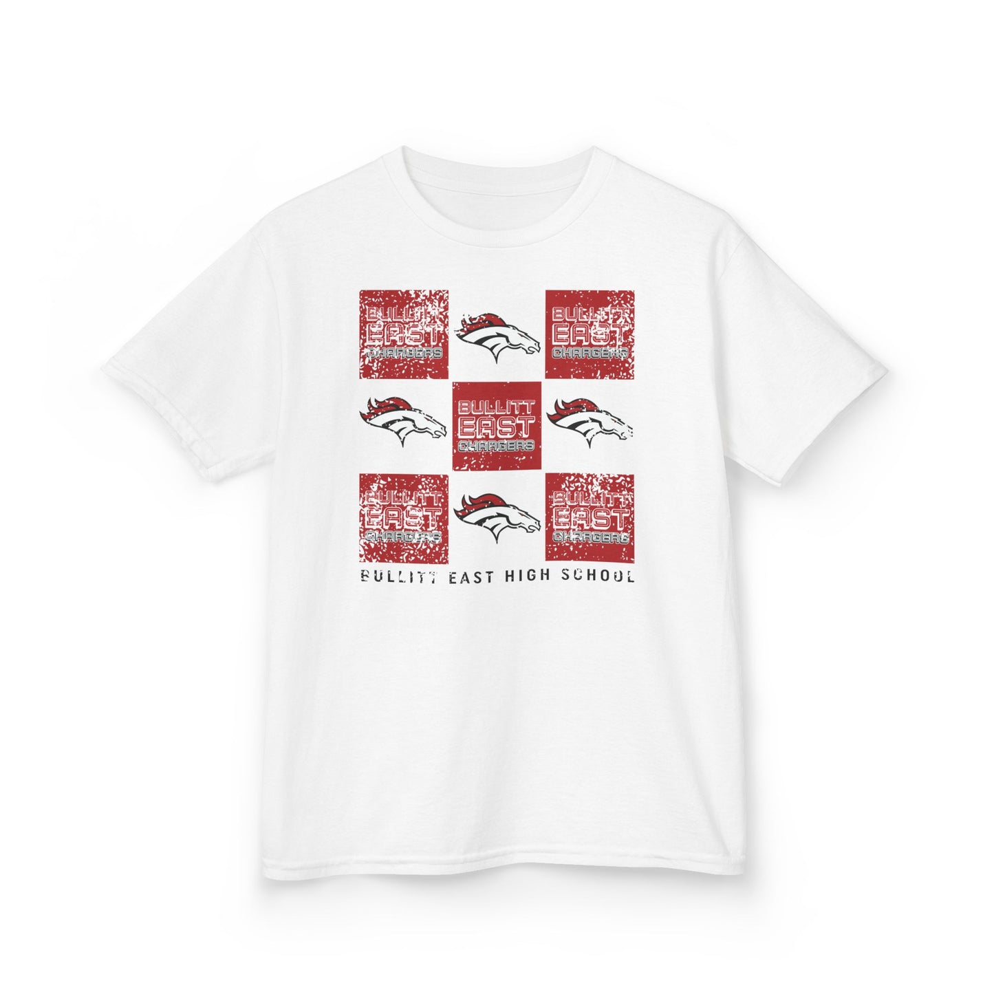 BCPS.BEHS Spirit Grid | Spirit Wear | School Pride Gildan 5000B (Youth Tee) | Bullitt East Chargers | Bullitt County, Kentucky