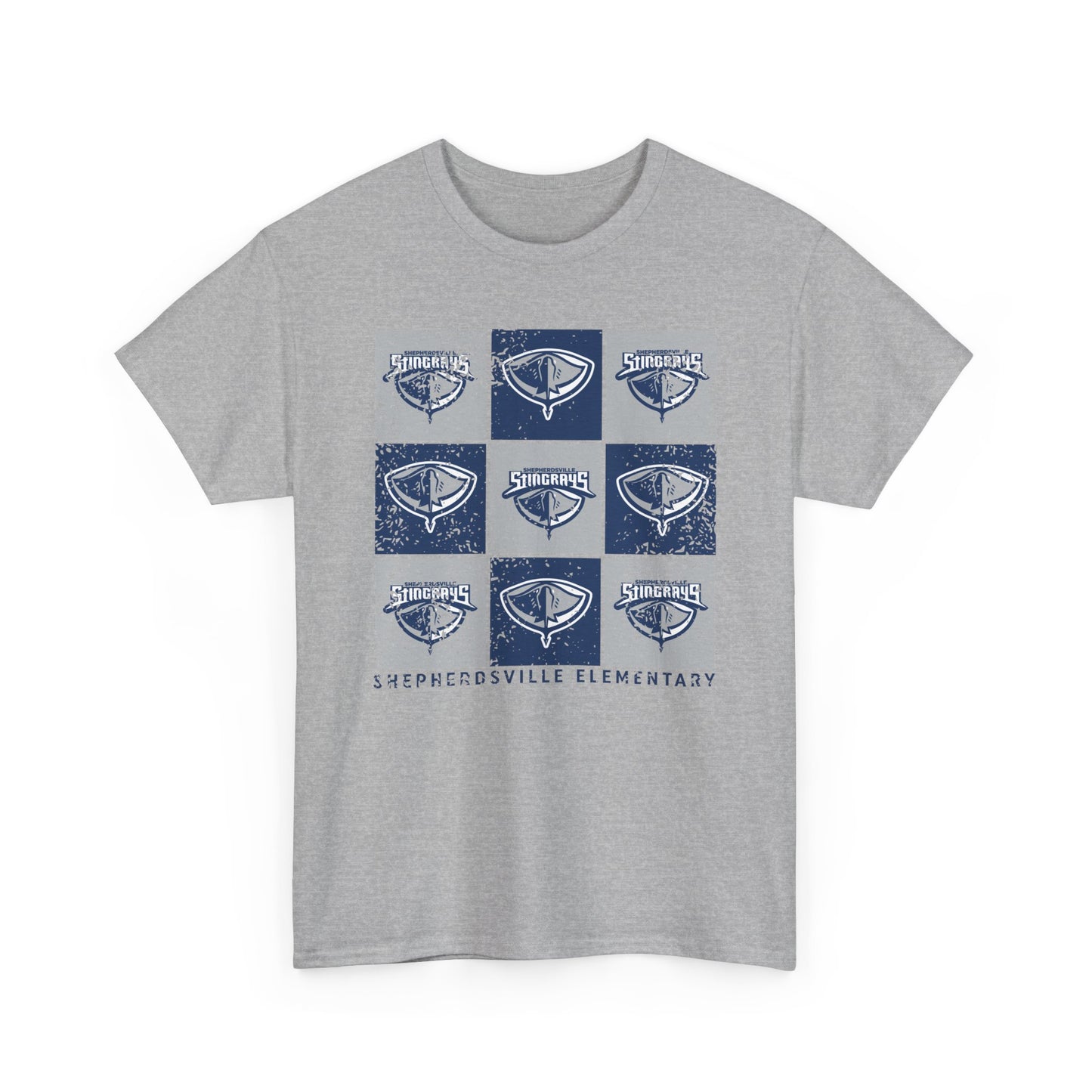 BCPS.SES Spirit Grid | Spirit Wear Gildan 5000 Tee | Bullitt Co Stingrays School Apparel | Bullitt County, Kentucky