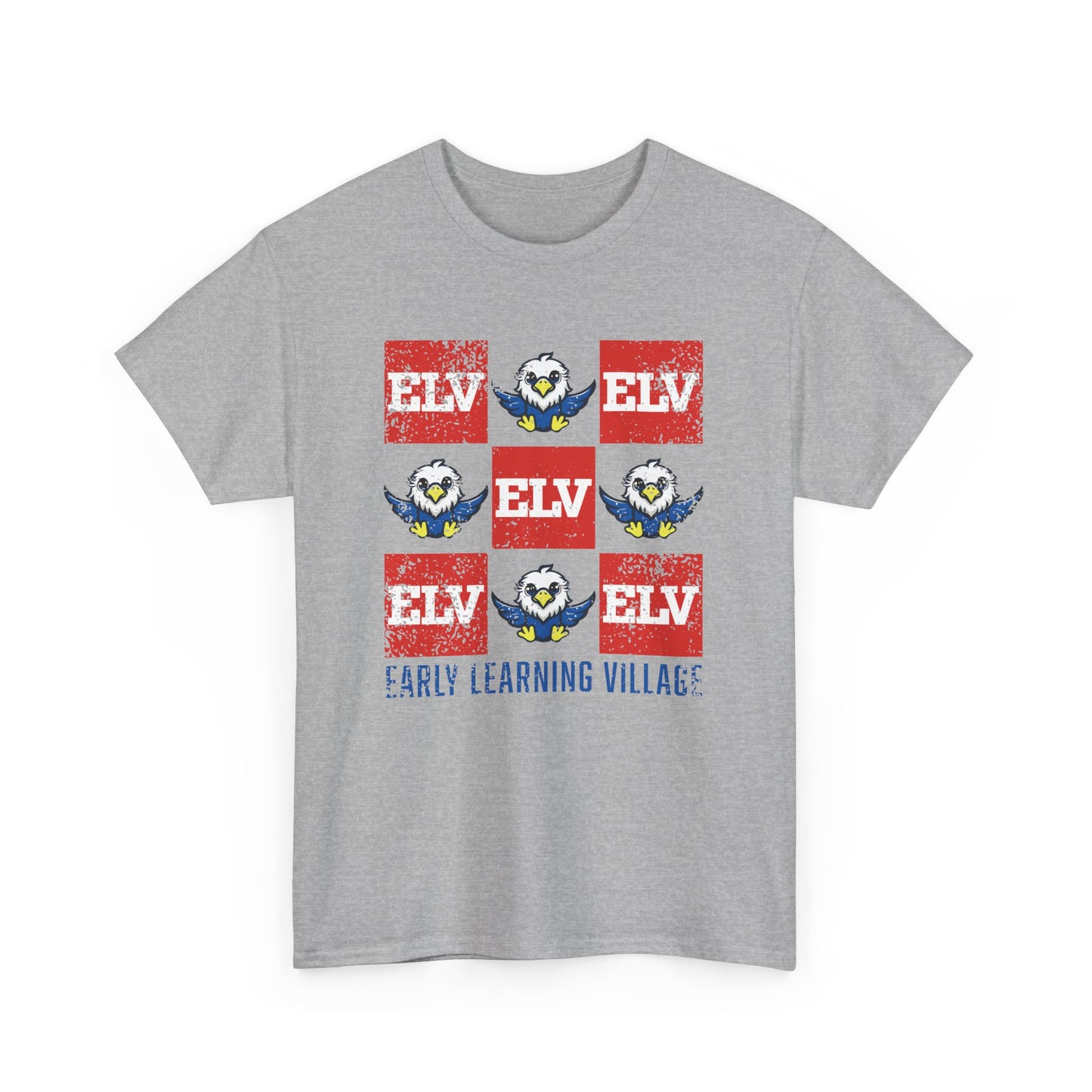 FCS.ELV Spirit Grid | Spirit Wear Gildan 5000 Tee | Franklin Co Eagles School Apparel | Franklin County, Kentucky