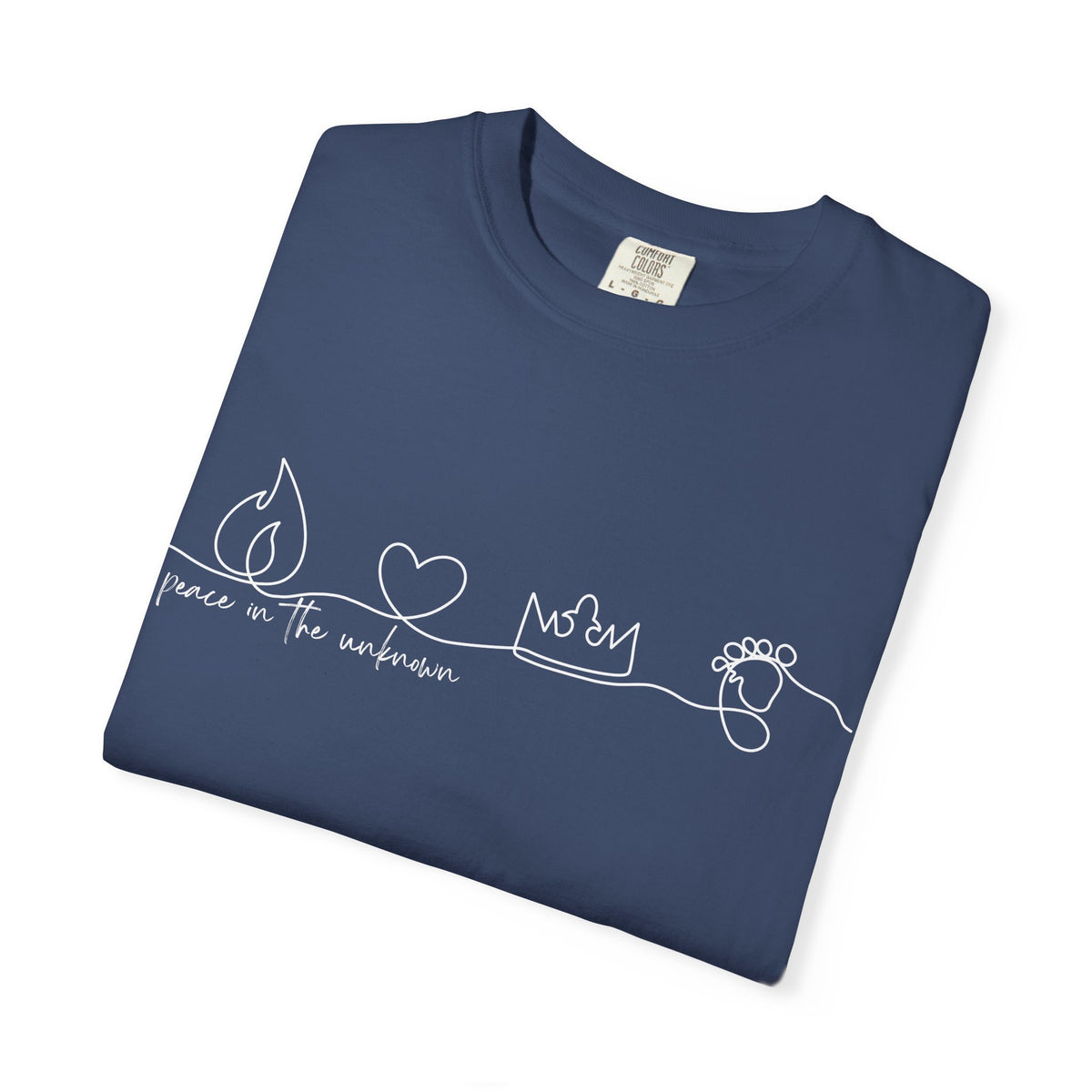 Peace in the Unknown: Isaac.Comfort Colors 1717 Tee