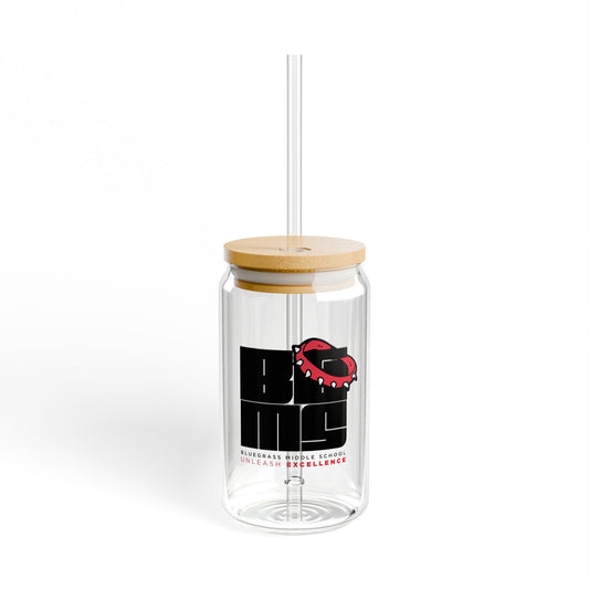 BGMS: Unleashed Tumbler | 16 oz Sipper with Bamboo Lid | School Spirit Drinkware | Elizabethtown & Radcliff KY | Bluegrass Middle School
