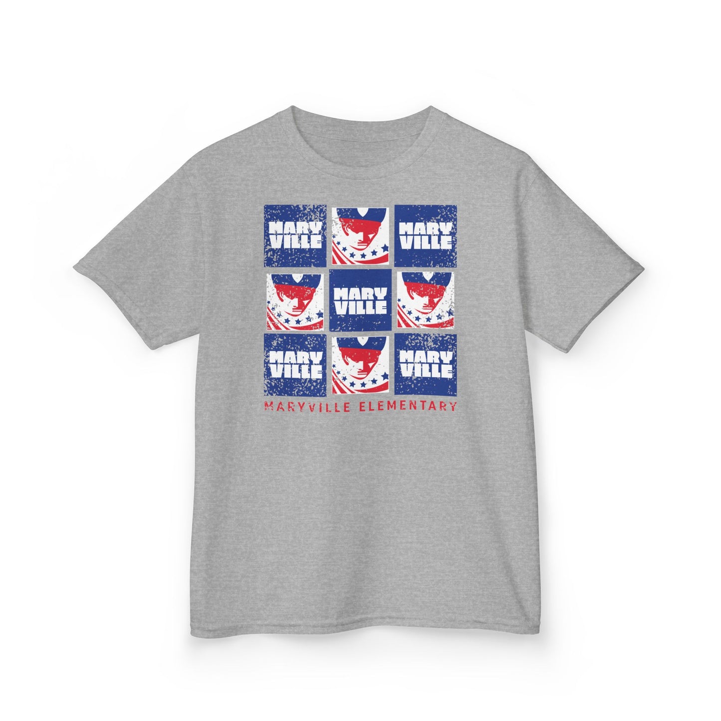 BCPS.MES Spirit Grid | Spirit Wear Gildan 5000B (Youth Tee) | Bullitt Co Patriots School Apparel | Bullitt County, Kentucky