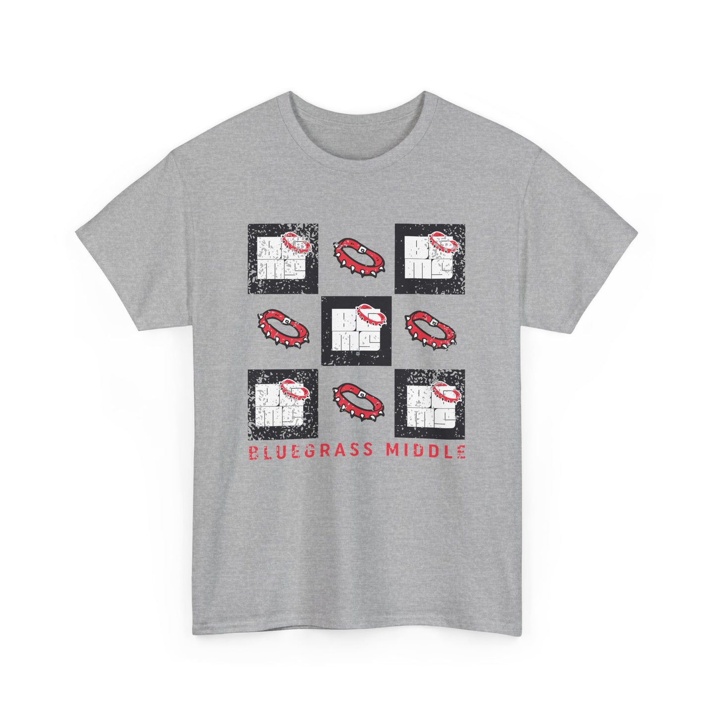 BGMS Spirit Grid | Spirit Wear Gildan 5000 Tee | Bulldogs School Apparel | Hardin County, Kentucky