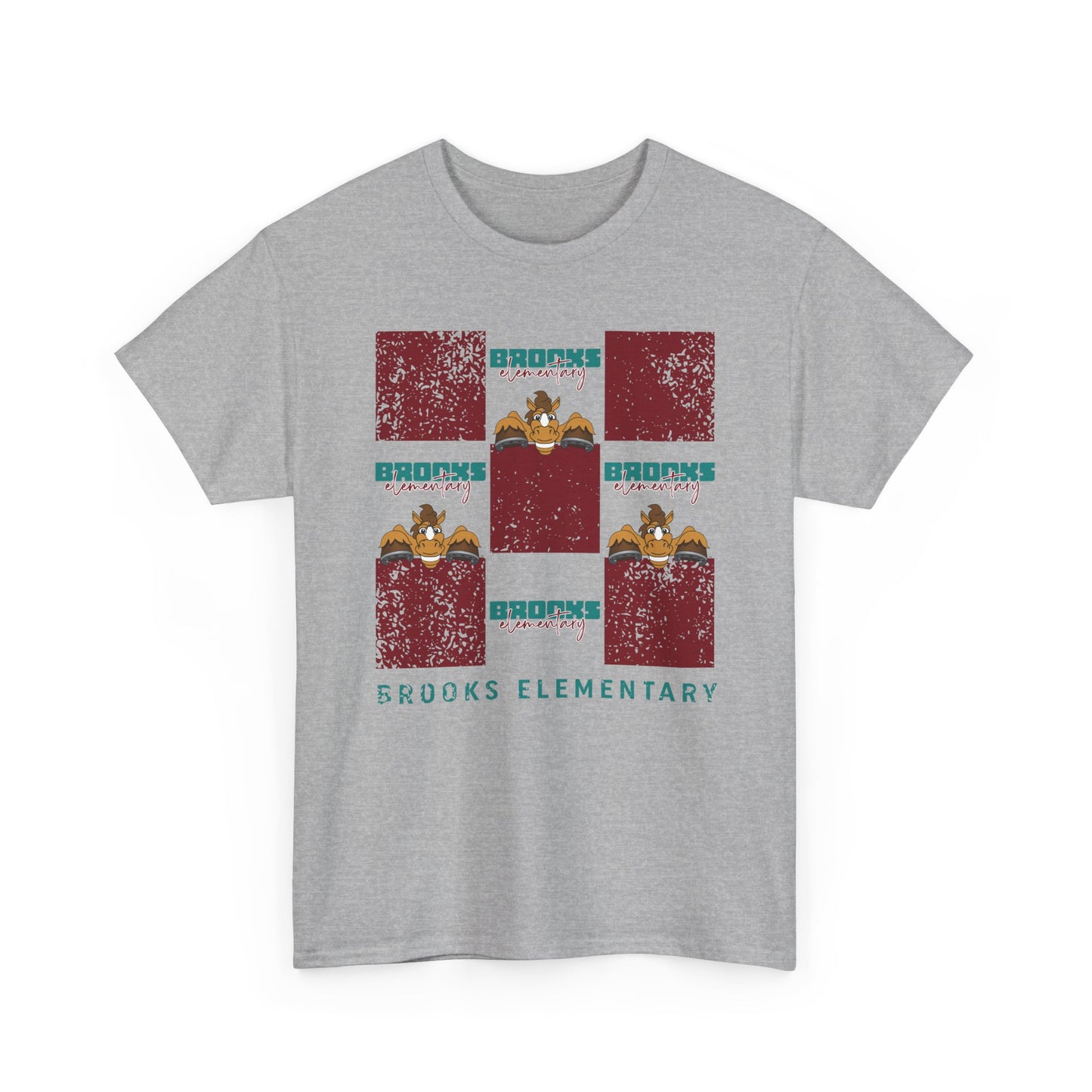 BCPS.BES Spirit Grid | Spirit Wear Gildan 5000 Tee | Bullitt Co Broncos School Apparel | Bullitt County, Kentucky