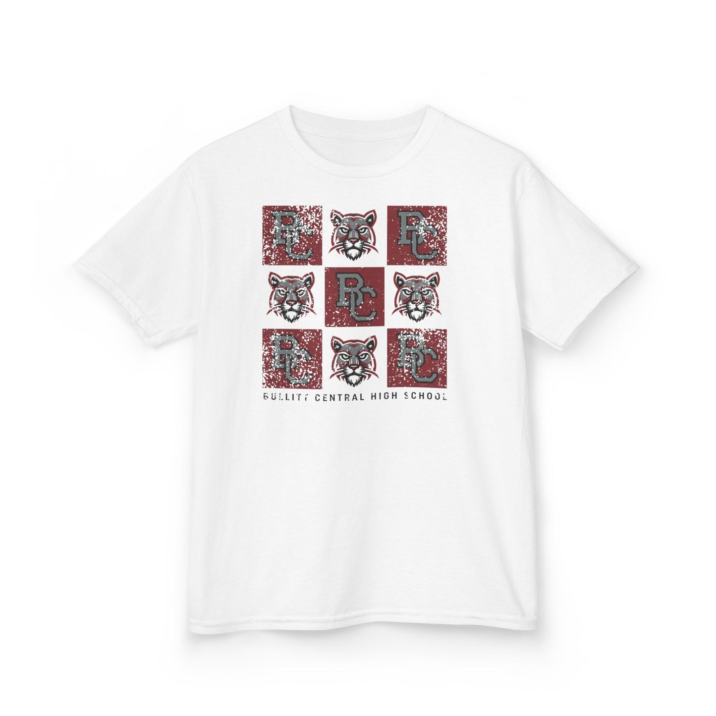 BCPS.BCHS Spirit Grid | Spirit Wear | School Pride Gildan 5000B | Bullitt Central Cougars | Bullitt County, Kentucky