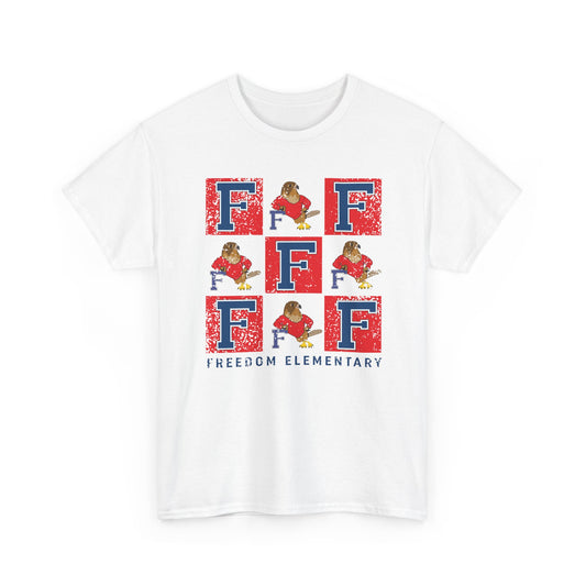 BCPS.FES Spirit Grid | Spirit Wear Gildan 5000 Tee | Bullitt Co Falcons School Apparel | Bullitt County, Kentucky