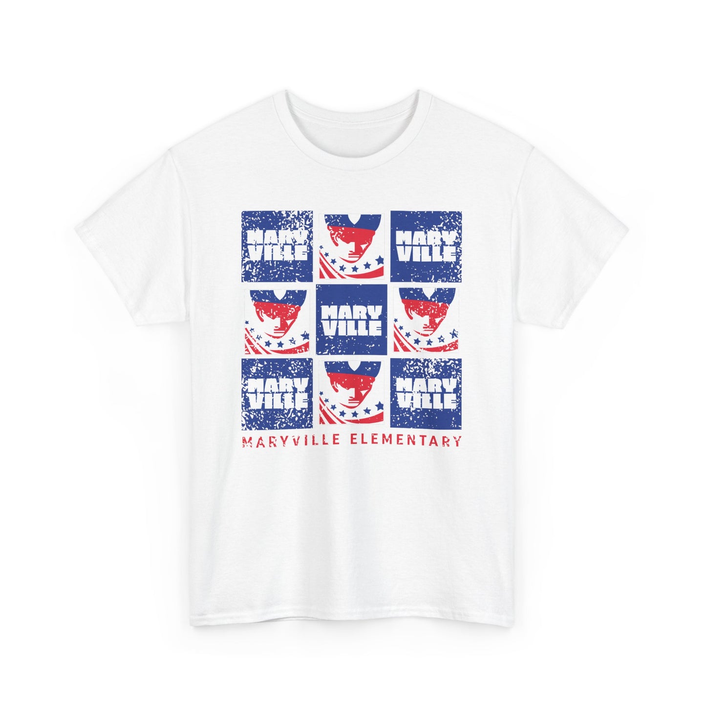 BCPS.MES Spirit Grid | Spirit Wear Gildan 5000 Tee | Bullitt Co Patriots School Apparel | Bullitt County, Kentucky