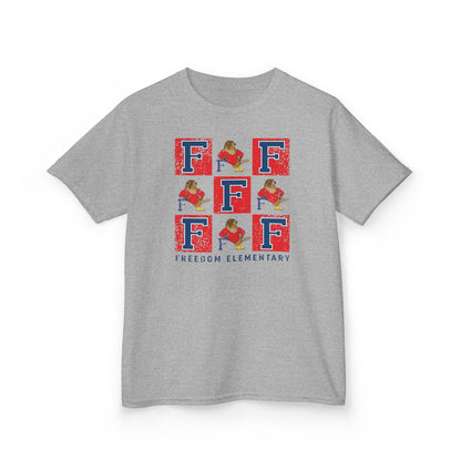 BCPS.FES Spirit Grid | Spirit Wear Gildan 5000B (Youth Tee) | Bullitt Co Falcons School Apparel | Bullitt County, Kentucky