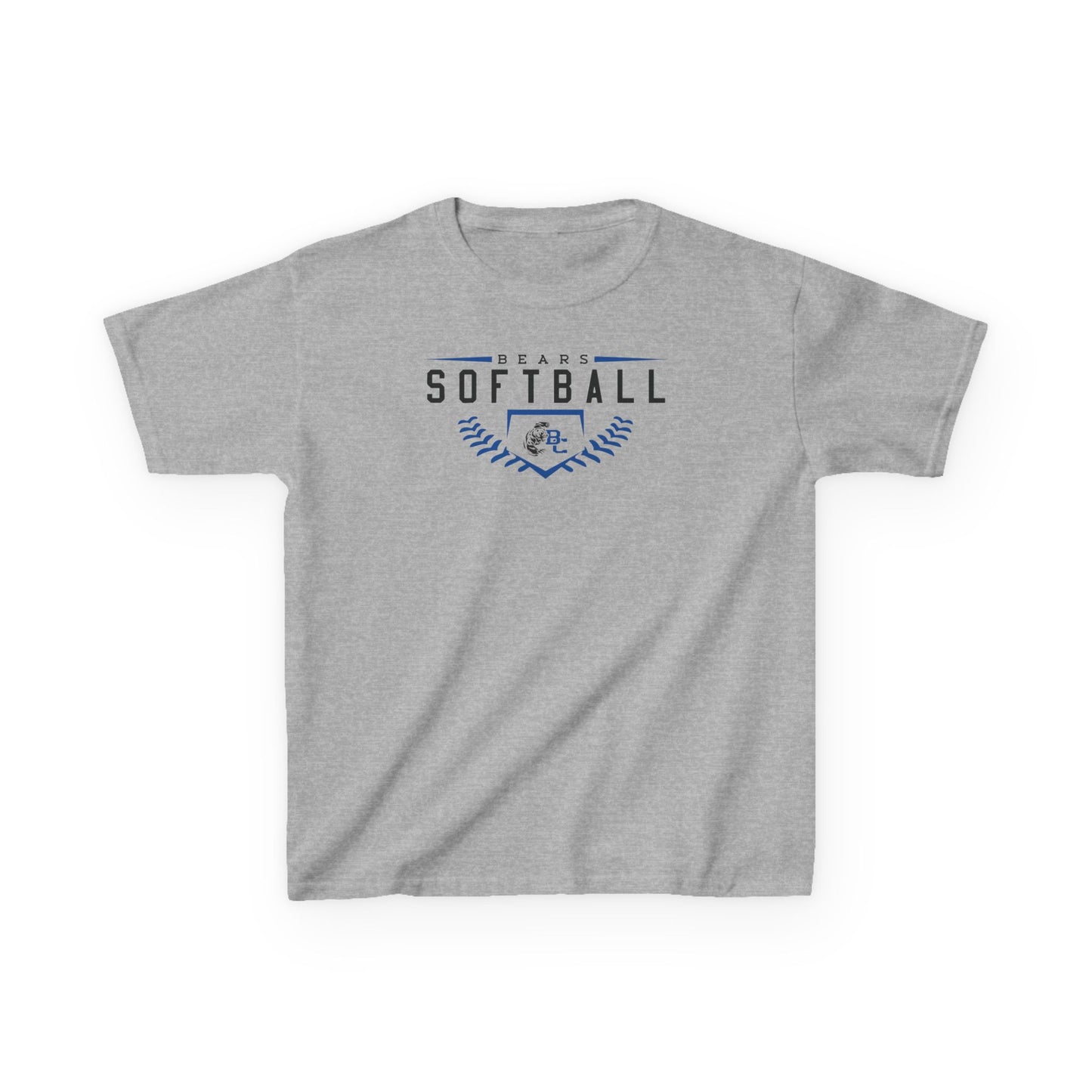 BEARS SOFTBALL.Kids Heavy Cotton™ Tee