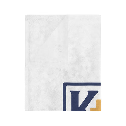 KK Logo Velveteen Microfiber Blanket