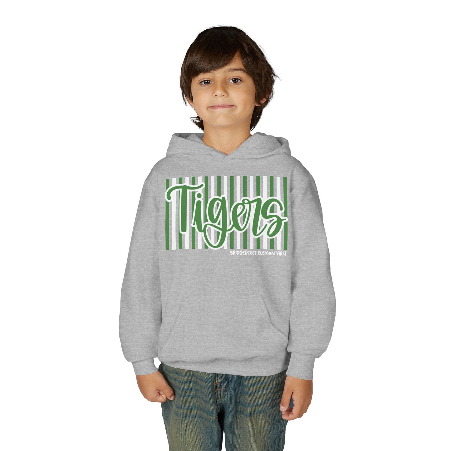 BPE YOUTH Stripe Hooded Sweatshirt