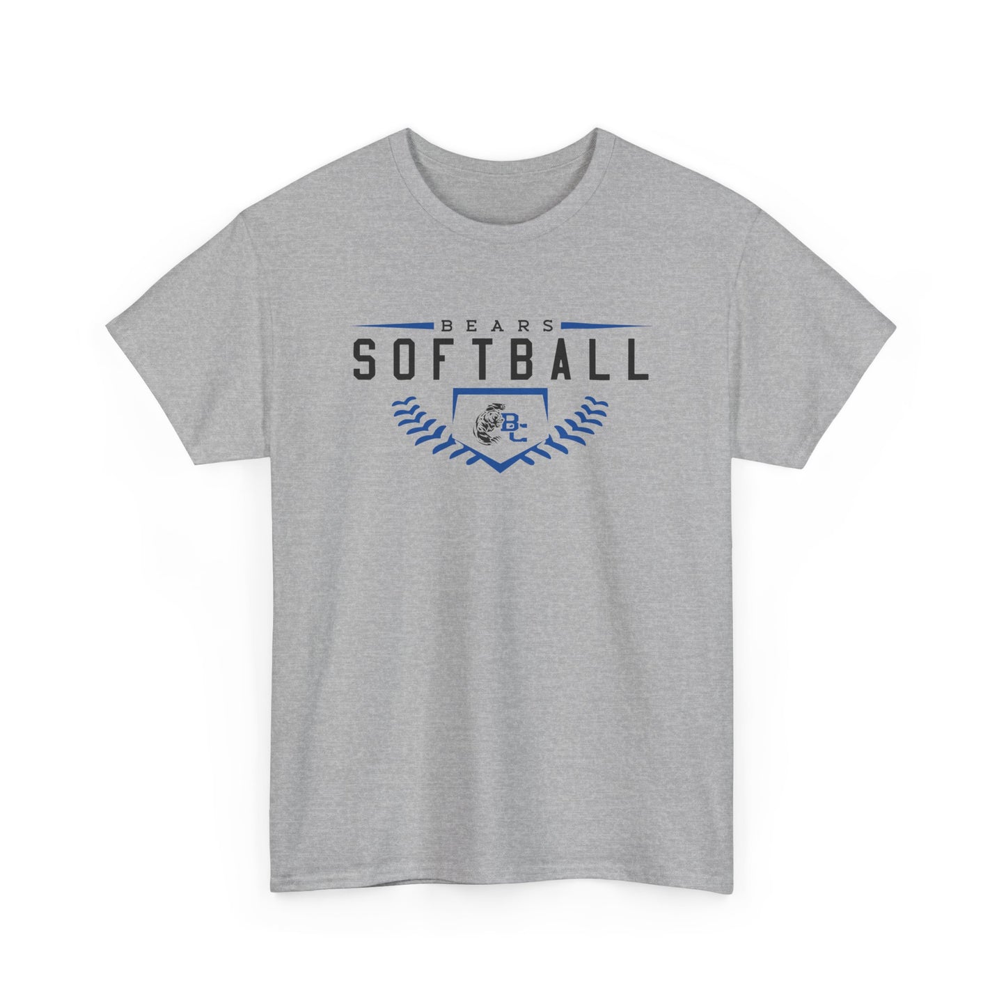 BEARS SOFTBALL.Unisex Heavy Cotton Tee