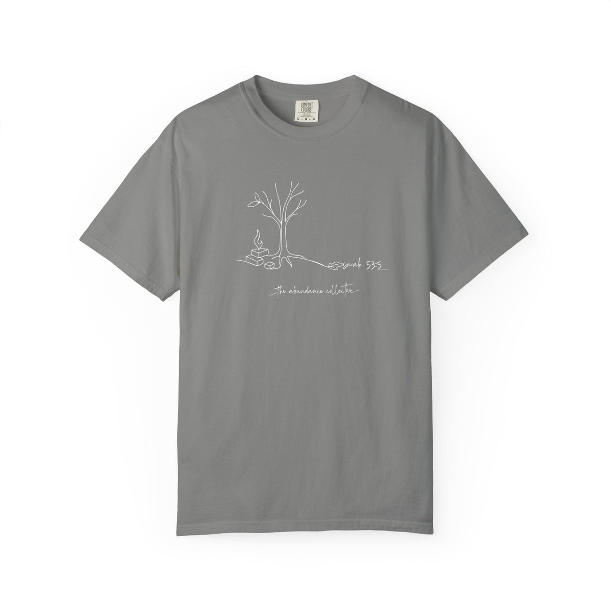 Peace in the Punishment: By His Wounds.Comfort Colors 1717 Tee