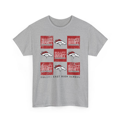 BCPS.BEHS Spirit Grid | Spirit Wear | School Pride Gildan 5000 Tee | Bullitt East Chargers | Bullitt County, Kentucky