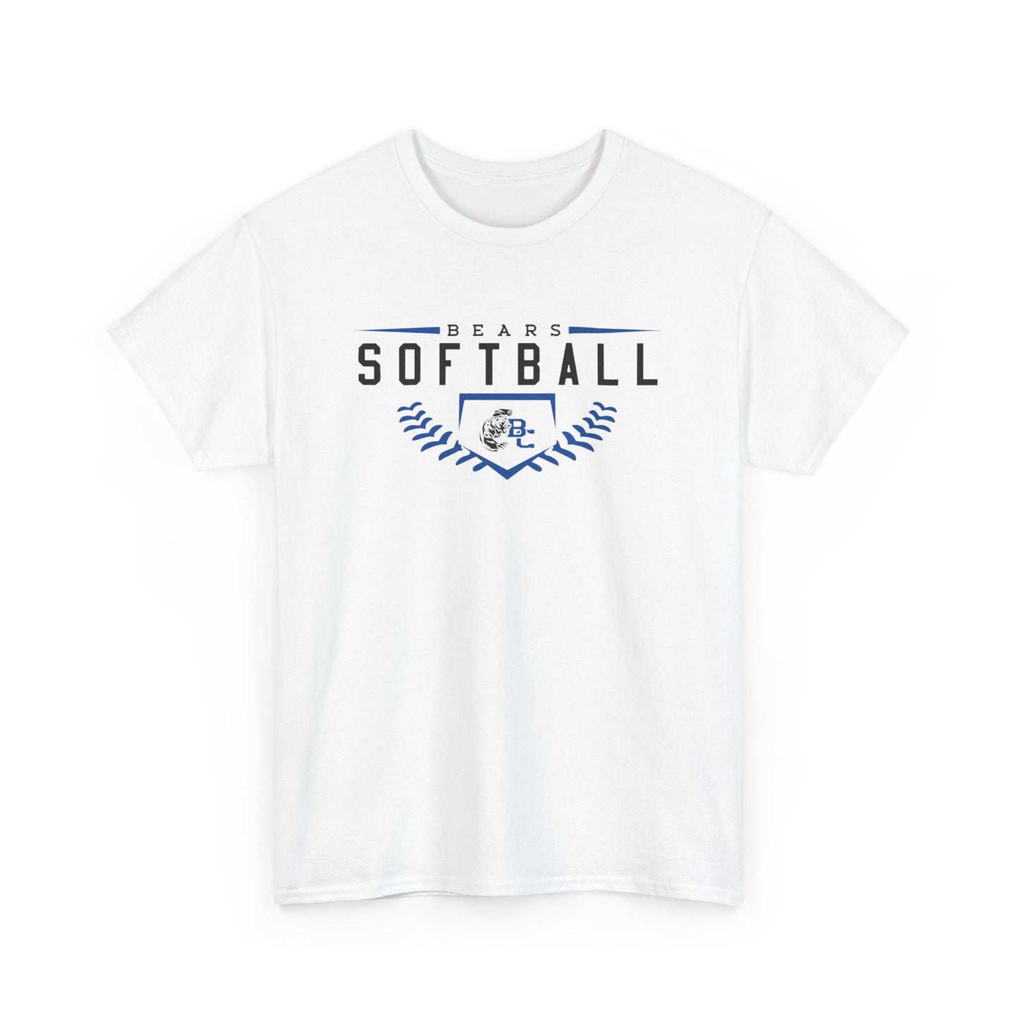 BEARS SOFTBALL.Unisex Heavy Cotton Tee