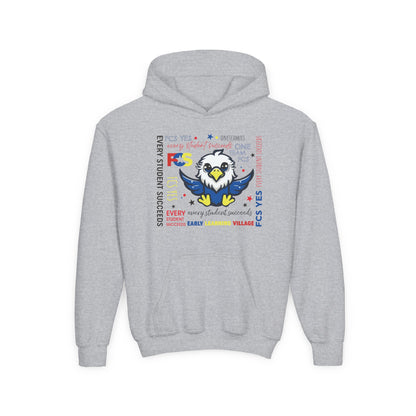 FCS Yes! ELV Gildan 18500B Youth Hoodie