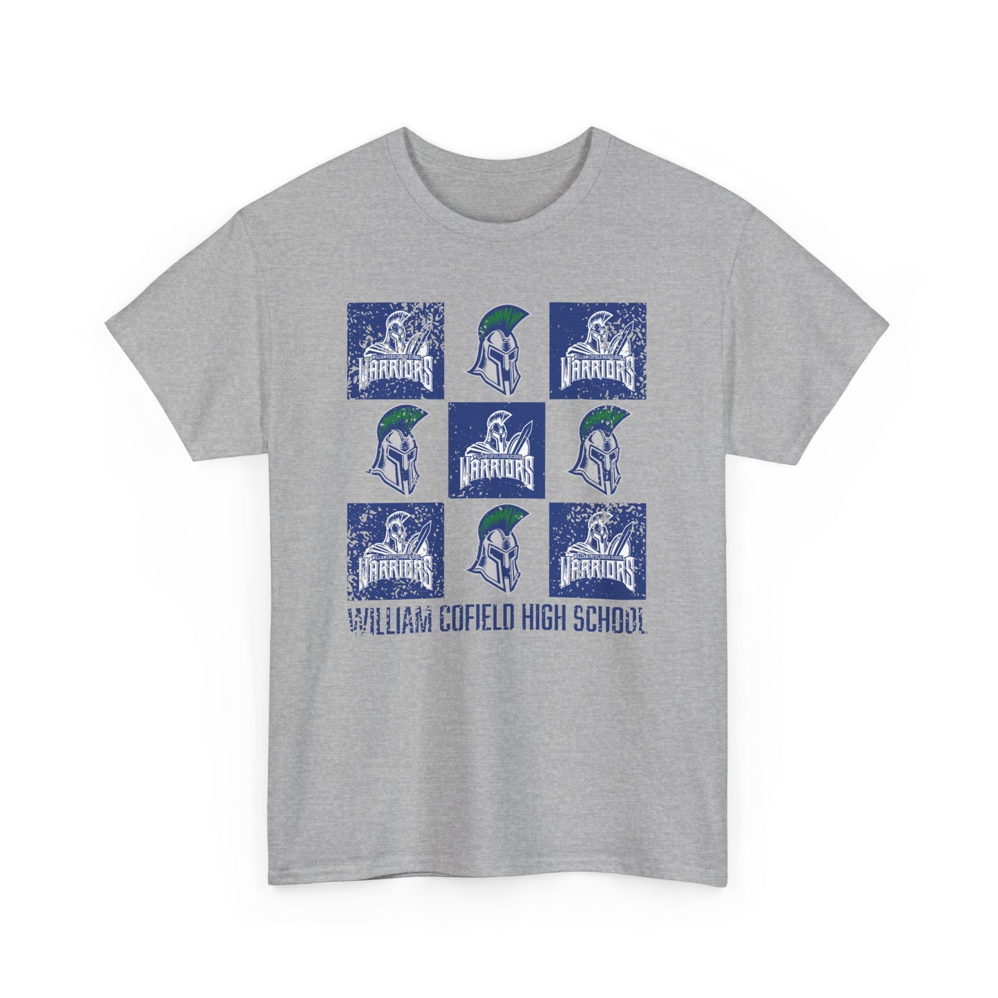 FCS.WCHS Spirit Grid | Spirit Wear Gildan 5000 Tee | Franklin Co Warriors School Apparel | Franklin County, Kentucky