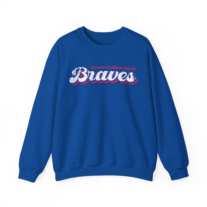 FCS.BMS Bondurant Braves | Spirit Wear | School Pride Gildan 18000 Crewneck Sweatshirt Braves | Frankfort, KY School Apparel