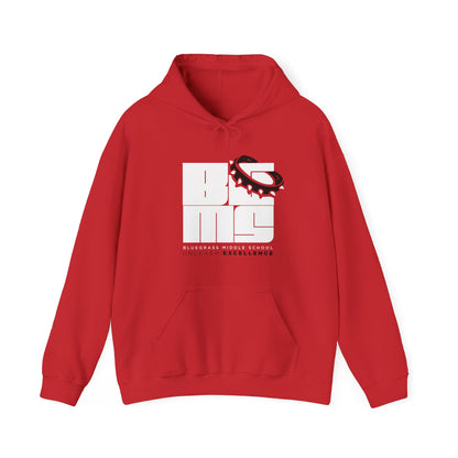 BGMS: Unleashed  | Gildan 18500 Unisex Spirit Wear  | Bluegrass Middle School Hoodie | School Pride Apparel | Radcliff & Elizabethtown KY