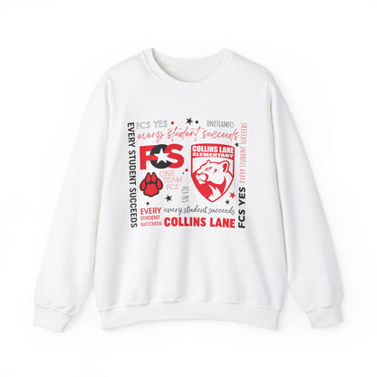 FCS Yes! CLE | Spirit Wear | School Pride Gildan 18000 Crewneck Sweatshirt Cougars | Frankfort, KY School Apparel