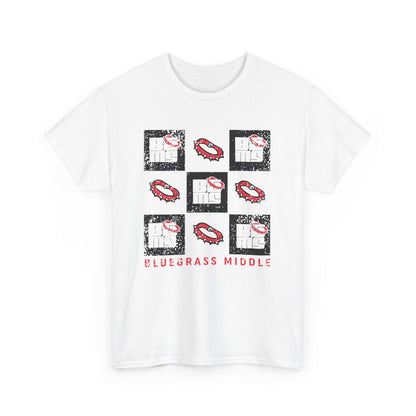 BGMS Spirit Grid | Spirit Wear Gildan 5000 Tee | Bulldogs School Apparel | Hardin County, Kentucky