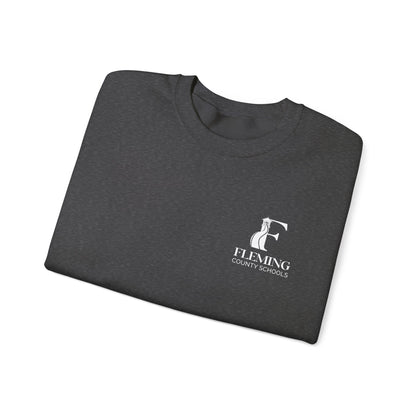 Fleming County Schools - Pocket Logo - Unisex Crewneck Sweatshirt