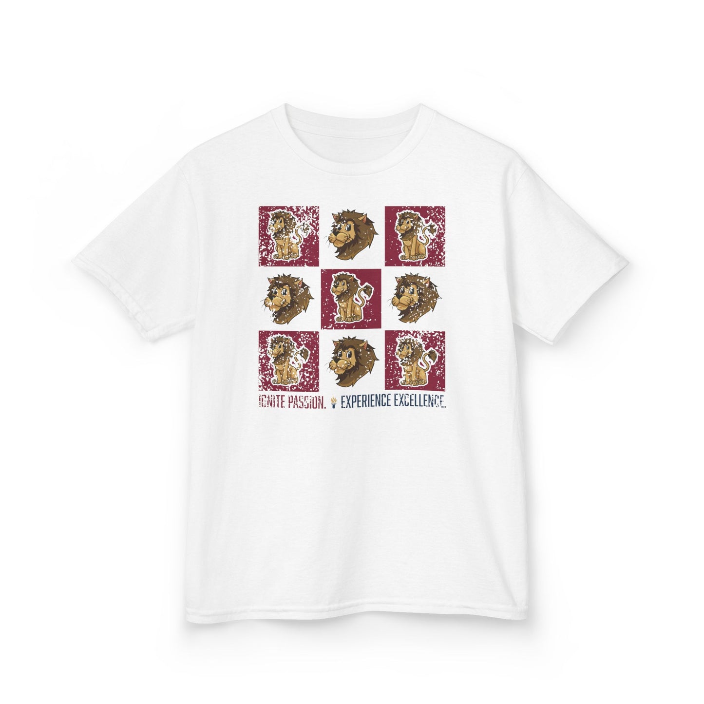 OCS.IgnitePassion.LocustGroveES | Spirit Wear | School Pride Gildan 5000B (Youth Tee) | Oldham Co Lions School Apparel | Oldham County, Kentucky