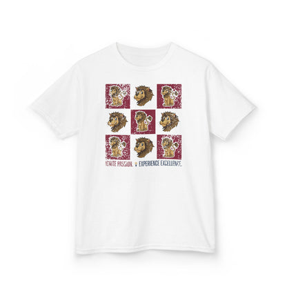 OCS.IgnitePassion.LocustGroveES | Spirit Wear | School Pride Gildan 5000B (Youth Tee) | Oldham Co Lions School Apparel | Oldham County, Kentucky