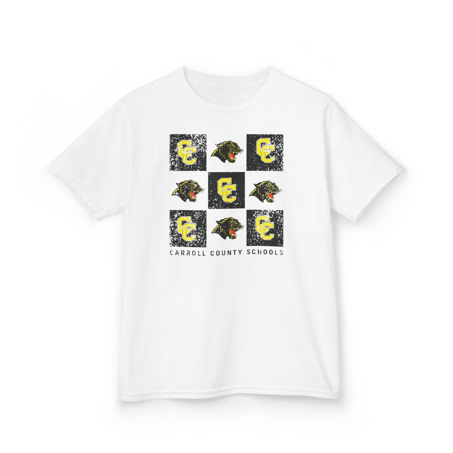 CCS Spirit Grid | Spirit Wear Gildan 5000B (Youth Tee) | Carroll County School Apparel | Carroll County, Kentucky