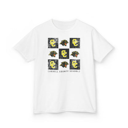 CCS Spirit Grid | Spirit Wear Gildan 5000B (Youth Tee) | Carroll County School Apparel | Carroll County, Kentucky