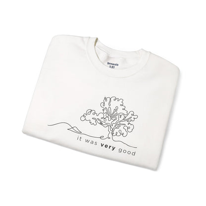 Garden.It Was Very Good - Gildan 18000 Crewneck Sweatshirt